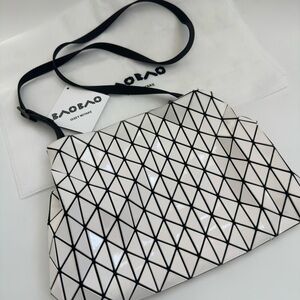 Bao Bao Issey Miyake Black and White Cross Bag